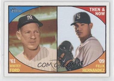 2010 Topps Heritage - Then and Now #TN 8 - Whitey Ford, Felix Hernandez