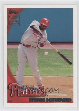 2010 Topps Limited Edition - Factory Set [Base] #RS1 - Ryan Howard