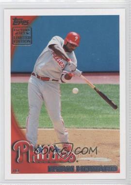 2010 Topps Limited Edition - Factory Set [Base] #RS1 - Ryan Howard