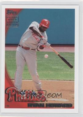 2010 Topps Limited Edition - Factory Set [Base] #RS1 - Ryan Howard