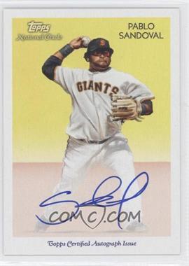 2010 Topps National Chicle - Autographs - Bazooka Back #NCA-PS - Pablo Sandoval /99