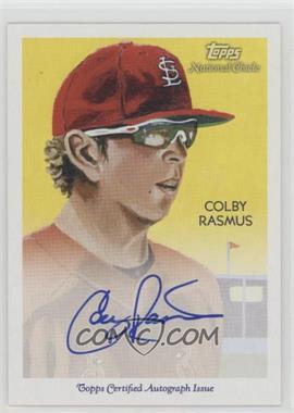 2010 Topps National Chicle - Autographs - Black Umbrella Logo Back #NCA-CR - Colby Rasmus /25