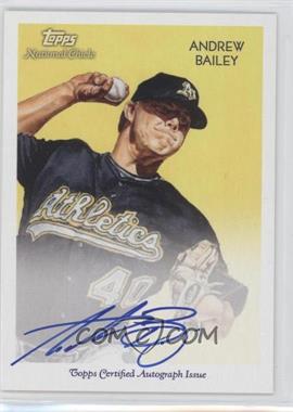 2010 Topps National Chicle - Autographs #NCA-AB - Andrew Bailey
