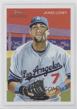 2010 Topps National Chicle - [Base] - Bazooka Back #16 - James Loney by Ken Branch