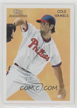 2010 Topps National Chicle - [Base] - Bazooka Back #92 - Cole Hamels by Ken Branch