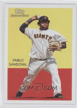 2010 Topps National Chicle - [Base] - Black Umbrella Logo Back #103 - Pablo Sandoval by Chris Henderson /25