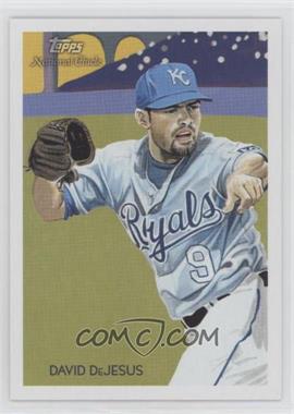 2010 Topps National Chicle - [Base] - Black Umbrella Logo Back #20 - David DeJesus by Ken Branch /25