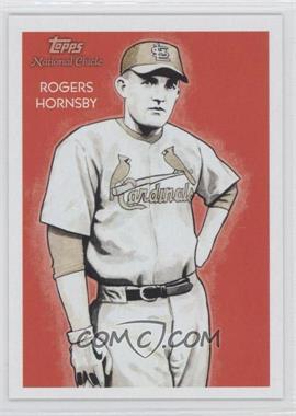 2010 Topps National Chicle - [Base] - Black Umbrella Logo Back #277 - Rogers Hornsby /25