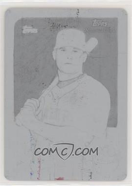 2010 Topps National Chicle - [Base] - Printing Plate Black #314 - Adam Moore by Brian Kong /1
