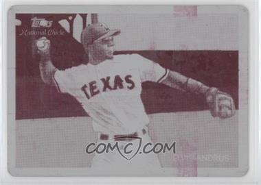2010 Topps National Chicle - [Base] - Printing Plate Magenta #130 - Elvis Andrus by Jeff Zachowski /1