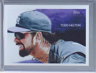 2010 Topps National Chicle - [Base] #106 - Todd Helton by Brett Farr [Noted]