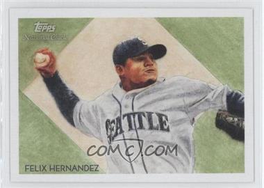 2010 Topps National Chicle - [Base] #114 - Felix Hernandez by Mike Kupka