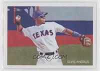 Elvis Andrus by Jeff Zachowski