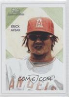 Erick Aybar by Mike Kupka