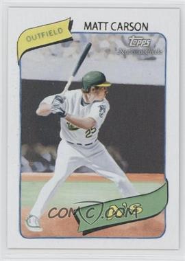 2010 Topps National Chicle - [Base] #324 - SP - Matt Carson