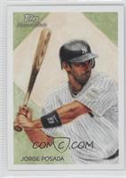 Jorge Posada by Mike Kupka