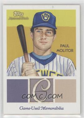 2010 Topps National Chicle - Relics - Bazooka Back #NCR-PM - Paul Molitor /99
