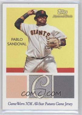 2010 Topps National Chicle - Relics - Bazooka Back #NCR-PS - Pablo Sandoval /99