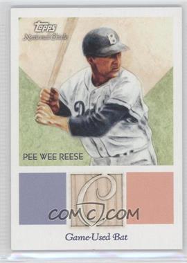 2010 Topps National Chicle - Relics - Black Umbrella Logo Back #NCR-PWR - Pee Wee Reese /25