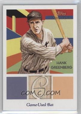 2010 Topps National Chicle - Relics - National Chicle Back #NCR-HG - Hank Greenberg /199