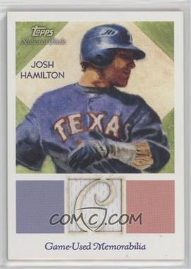 2010 Topps National Chicle - Relics - National Chicle Back #NCR-JH - Josh Hamilton /199