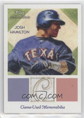2010 Topps National Chicle - Relics - National Chicle Back #NCR-JH - Josh Hamilton /199
