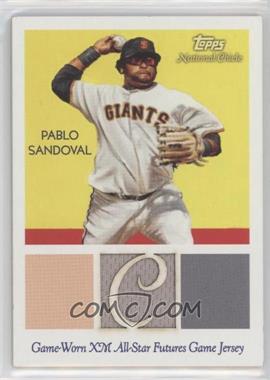 2010 Topps National Chicle - Relics #NCR-PS - Pablo Sandoval