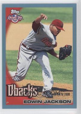 2010 Topps Opening Day - [Base] - Blue #108 - Edwin Jackson /2010