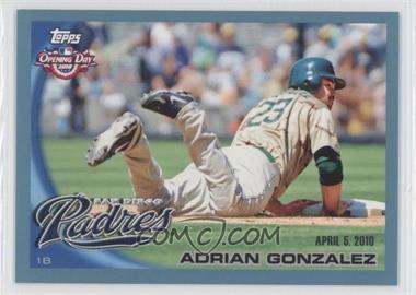 2010 Topps Opening Day - [Base] - Blue #38 - Adrian Gonzalez /2010