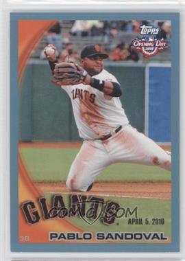 2010 Topps Opening Day - [Base] - Blue #86 - Pablo Sandoval /2010