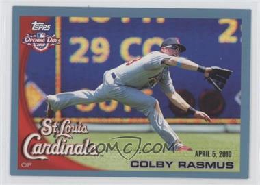 2010 Topps Opening Day - [Base] - Blue #91 - Colby Rasmus /2010