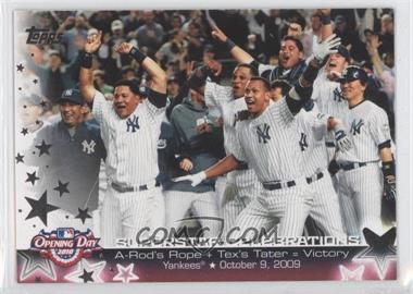 2010 Topps Opening Day - Superstar Celebrations #SC3 - New York Yankees Team