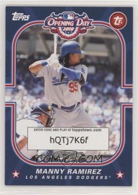 2010 Topps Opening Day - ToppsTown Code Cards #TTS15 - Manny Ramirez