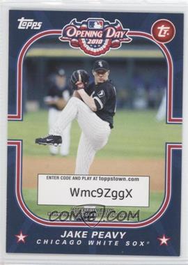 2010 Topps Opening Day - ToppsTown Code Cards #TTS7 - Jake Peavy