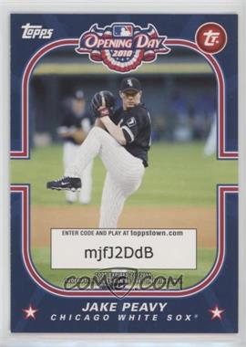 2010 Topps Opening Day - ToppsTown Code Cards #TTS7 - Jake Peavy