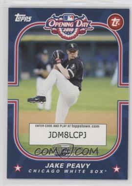 2010 Topps Opening Day - ToppsTown Code Cards #TTS7 - Jake Peavy