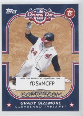 2010 Topps Opening Day - ToppsTown Code Cards #TTS9 - Grady Sizemore