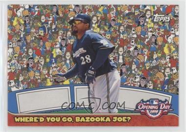 2010 Topps Opening Day - Where'd You Go, Bazooka Joe? #6 - Prince Fielder