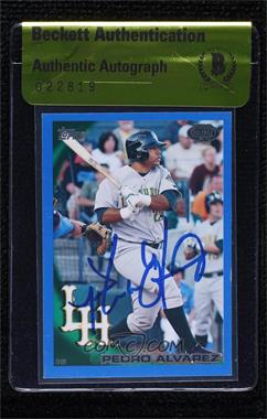 2010 Topps Pro Debut - [Base] - Blue #1 - Pedro Alvarez /259 [BAS Beckett Auth Sticker]