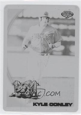 2010 Topps Pro Debut - [Base] - Printing Plate Black #172 - Kyle Conley /1