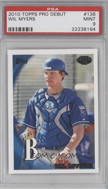 2010 Topps Pro Debut - [Base] #136 - Wil Myers [PSA 9 MINT]