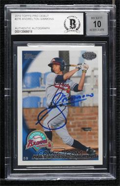 2010 Topps Pro Debut - [Base] #276 - Andrelton Simmons [BAS BGS Authentic]