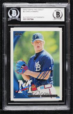 2010 Topps Pro Debut - [Base] #5 - Craig Kimbrel [BAS BGS Authentic]