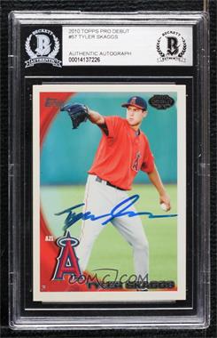 2010 Topps Pro Debut - [Base] #57 - Tyler Skaggs [BAS BGS Authentic]
