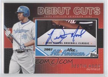 2010 Topps Pro Debut - Debut Cuts Cut Autographs #DC-DH - Destin Hood /106