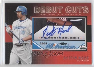 2010 Topps Pro Debut - Debut Cuts Cut Autographs #DC-DH - Destin Hood /106