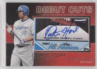 2010 Topps Pro Debut - Debut Cuts Cut Autographs #DC-DH - Destin Hood /106