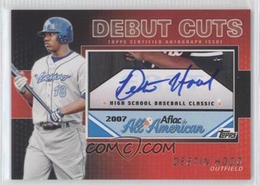 2010 Topps Pro Debut - Debut Cuts Cut Autographs #DC-DH - Destin Hood /106