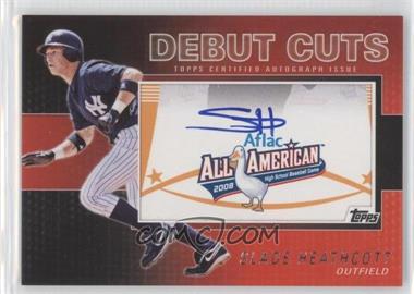 2010 Topps Pro Debut - Debut Cuts Cut Autographs #DC-SH - Slade Heathcott /106