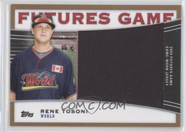 2010 Topps Pro Debut - Futures Game Relics - Gold #FGR-RT - Rene Tosoni /25